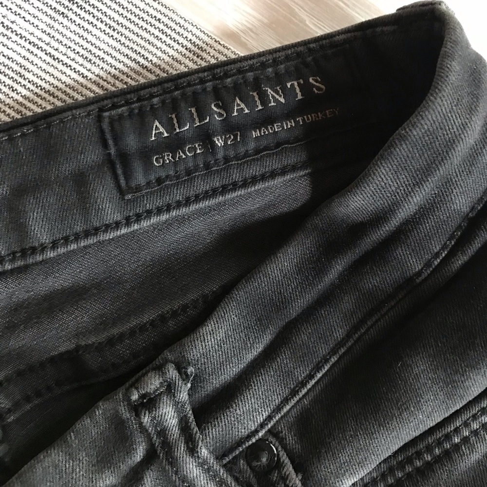 All Saints Grace jeans Black W27